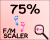 3D!- FEET SCALER 75%