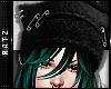 F| Beanie Fur Teal