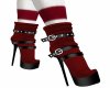 cO Red Ankle Boots