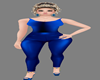 !    BLUE  JUMPSUIT