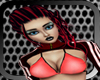 [SB] Blk/red Const hair