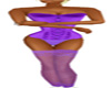 purple corset with pants