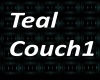 Teal couch 1