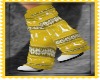 yellow sweater shoes
