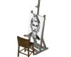 Easel Tru BW