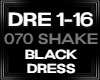 070 Shake Black Dress