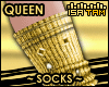 !T GOLD QUEEN Socks