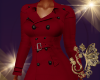 S| Trench Dress Red