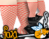 [Foxi]fishnets- red