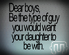 {T} Dear boys #1 Quote