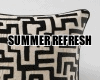 [SR] BLK MAZE PILLOW