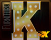 Ex| Gold/Glass K Marquee