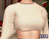 K|Crop Sweater - Cream