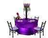 Purple Guest Table