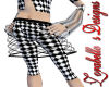 Checkered Pant Skirt