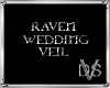 Raven Wedding Veil