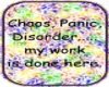 Disorder Sign