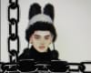 Hat bunny black-000