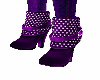 *F70 Purple Ankle Boots