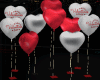 TX Love Heart Balloons A