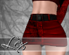 LEX "weirdos" skirt red