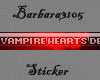 VIP sticker VampireHeart