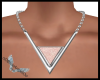 V - P.Silver Necklace