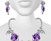 Zolah Purple Jewelry Set