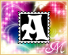 Letter A Stamp