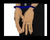 blue hand cuffs