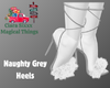 Naughty Grey Heels