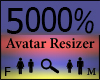 Any Avatar Size,5000%