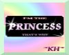 {KH} Im The Princess