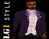LG1 Purple 3pc Suit