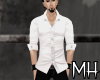 [MH] Simple Shirt White