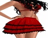 SS Red Sheer Skirt