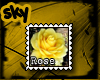 Yellow(texan)rose stamp