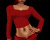*AE* Red knit crop top