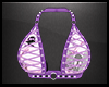 Purple Skull Bikini Top