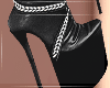 BLK BOOT, W CHAINS