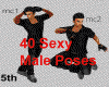 40 MaleChippendale Poses