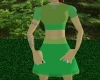 Green Top and Skirt