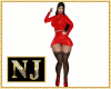 NJ] Red Leather outfit