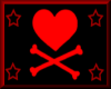 Heart & Bones Sticker