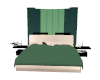 Green Tropic pose Bed