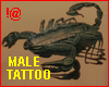 !@ Scorpion tattoo male