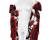 BB Red Floral Coat