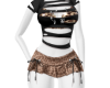 Ripped leopard set