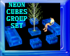 NEON CUBES GROUP SET