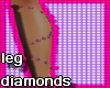 .d. pink leg diamonds